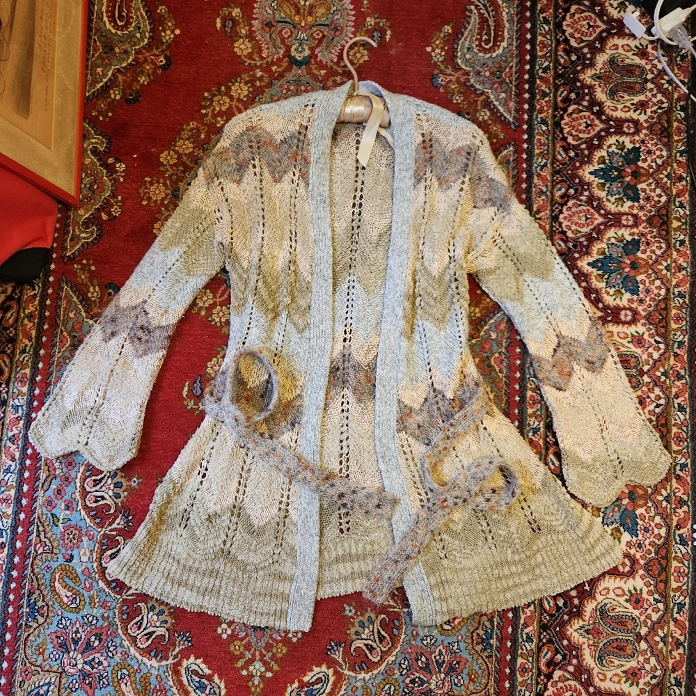 Anthropologie Colorful Cardigan
